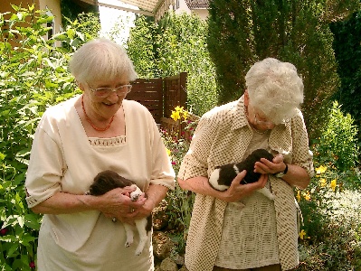 Quasi-Uroma und Großtante zu Besuch